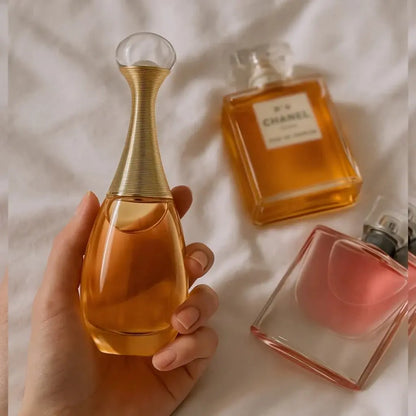 Set Premium 1.1 de Fragancias 100ML – J’adore, Chanel Nº5 y La Vie Est Belle