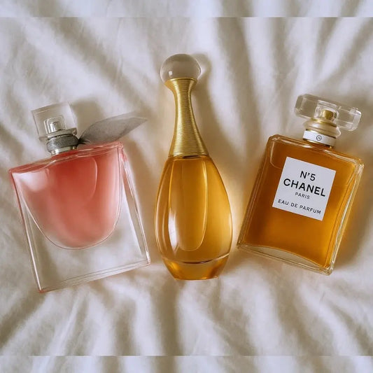 Set Premium 1.1 de Fragancias 100ML – J’adore, Chanel Nº5 y La Vie Est Belle